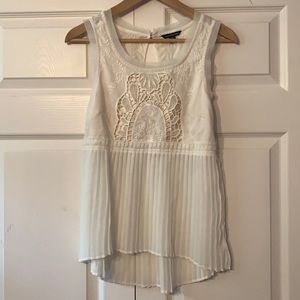 American Eagle Off white/ Cream Top